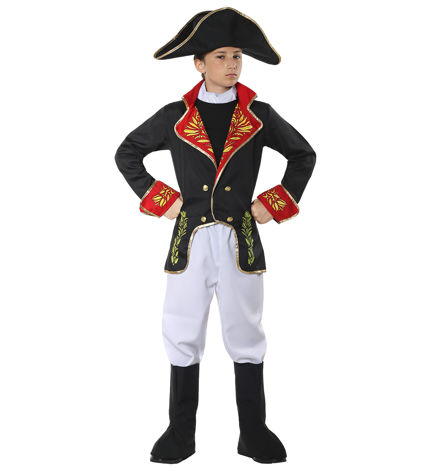 Costume Vestito Abito Travestimento Carnevale Halloween Cosplay Bambino Napoleone - 0291
