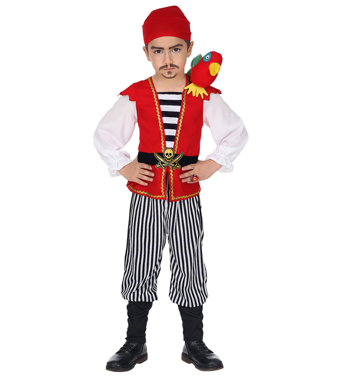 Costume Vestito Abito Travestimento Carnevale Halloween Cosplay Bambino Pirata - 0697
