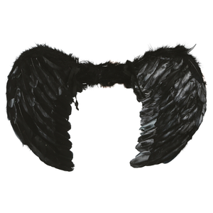 Ali Piumate Nere 60 X 40 CM Accessori Travestimento Costume Carnevale Halloween - 16266