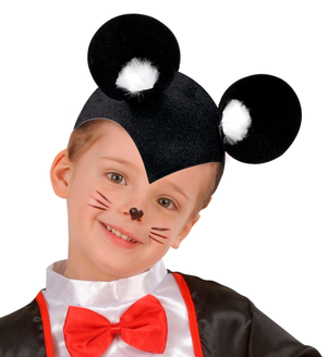 Calotta Topolino Topino Accessori Abito Vestito Carnevale Bambino - 3402t/1