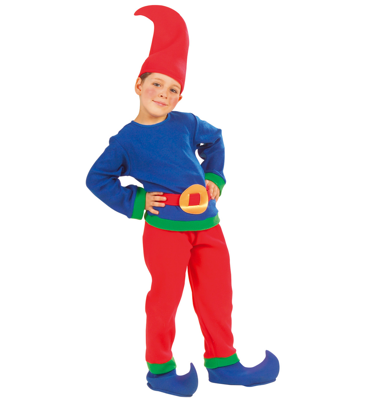 Costume Vestito Abito Travestimento Carnevale Bambina Gnomo - 4374w/c