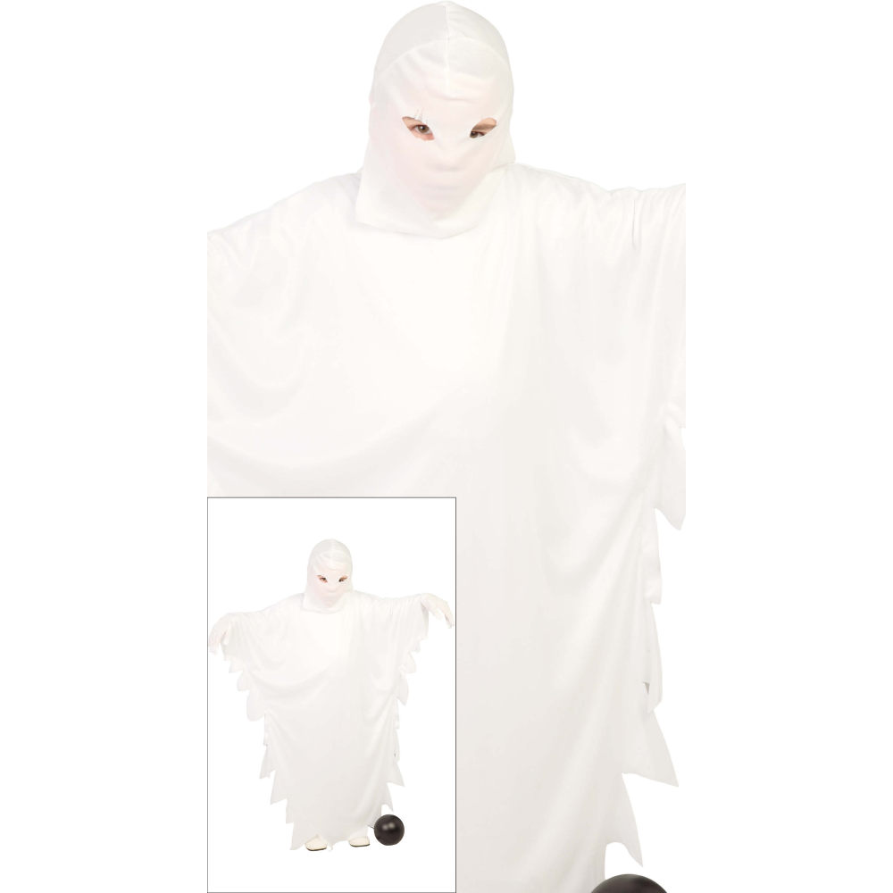 Costume Fantasma per Bambini Vestito Travestimento Halloween Carnevale Cosplay