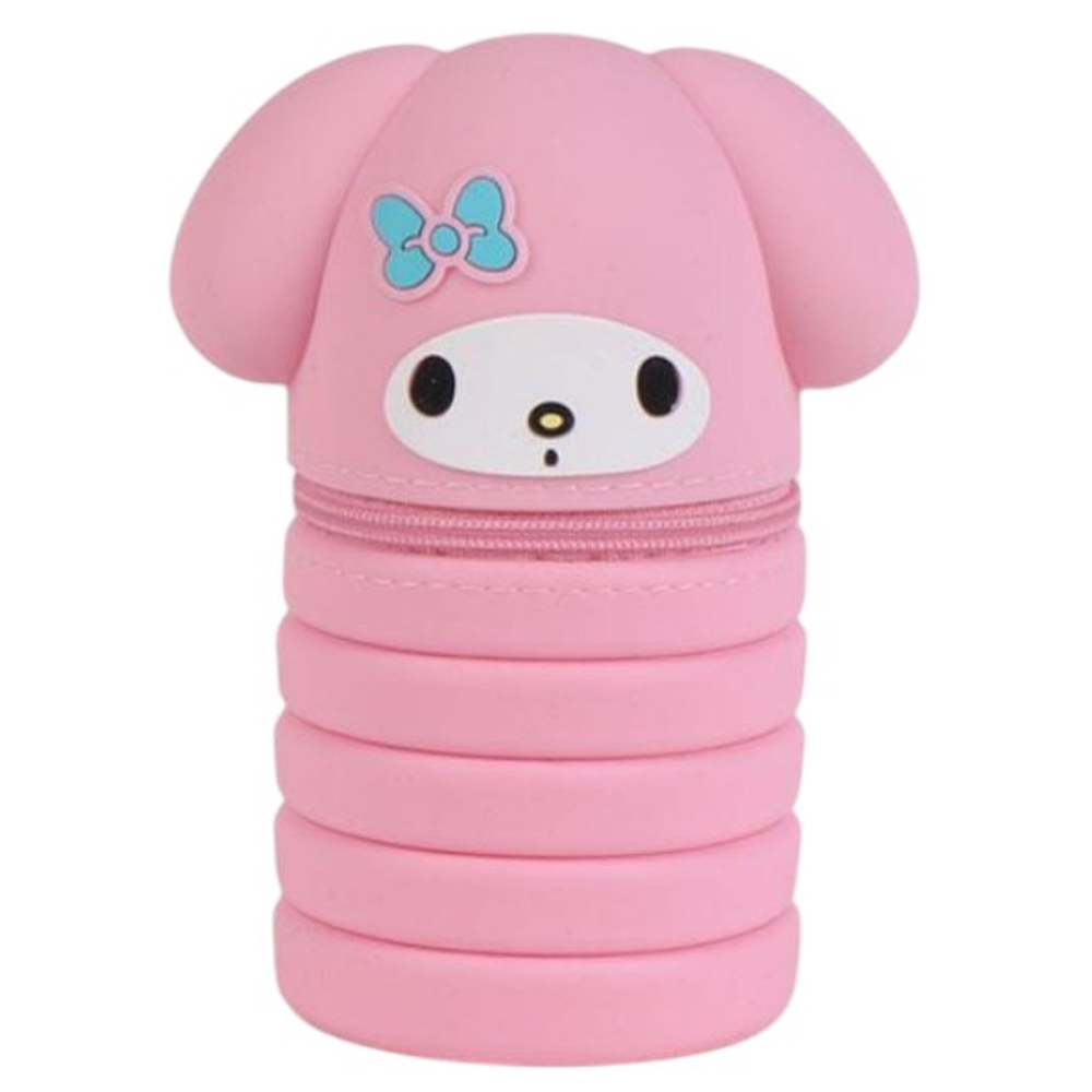 Tombolino in Silicone My Melody Sanrio Astuccio Estensibile Porta Cancelleria 20 CM - 1716-3