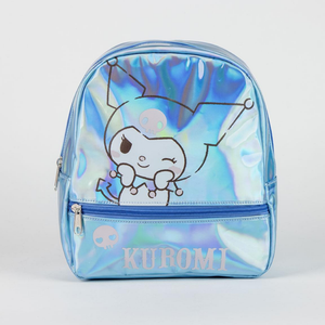 Zainetto da Passeggio Kuromi Sanrio Borsa Casual Iridescente Tempo Libero 23 CM - 6215