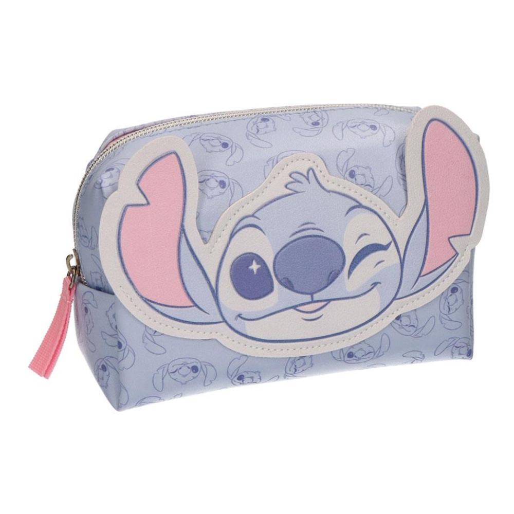 Beauty Case Stitch DISNEY in Similpelle Pochette 17 CM Trucchi da Bagno e Viaggio - 3551