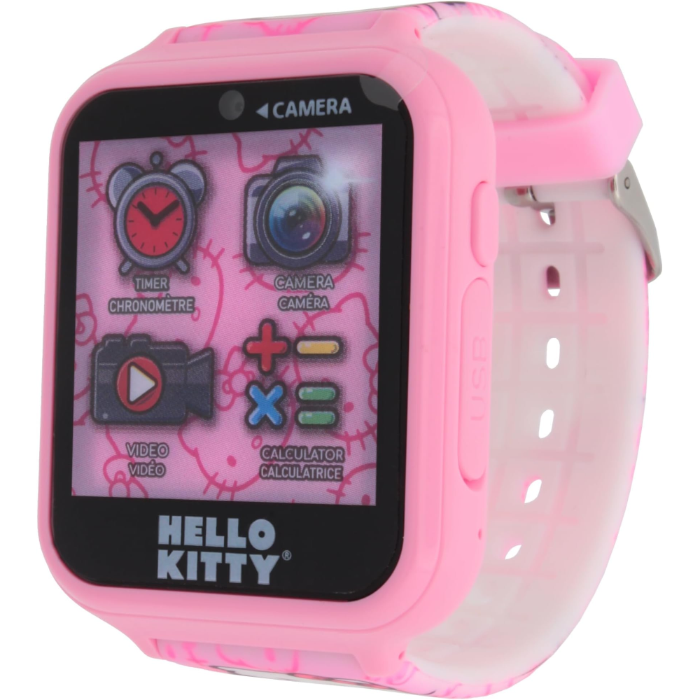 Orologio Interattivo Hello Kitty Sanrio Smartwatch Gioco Multifunzione con USB - Hk50129