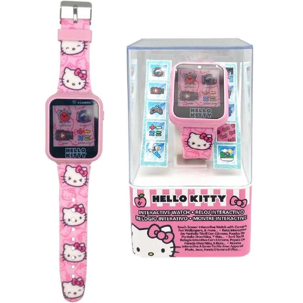 Orologio Interattivo Hello Kitty Sanrio Smartwatch Gioco Multifunzione con USB - Hk50129