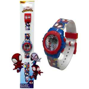 Orologio da Polso Digitale Spidey e i Suoi Fantastici Amici MARVEL in Confezione Sagomata - Spf4019
