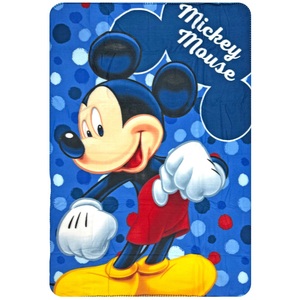 Plaid Topolino DISNEY Coperta in 100% Poliestere 220 Gsm 100 X 140 CM per Bambini - Mic24-4228