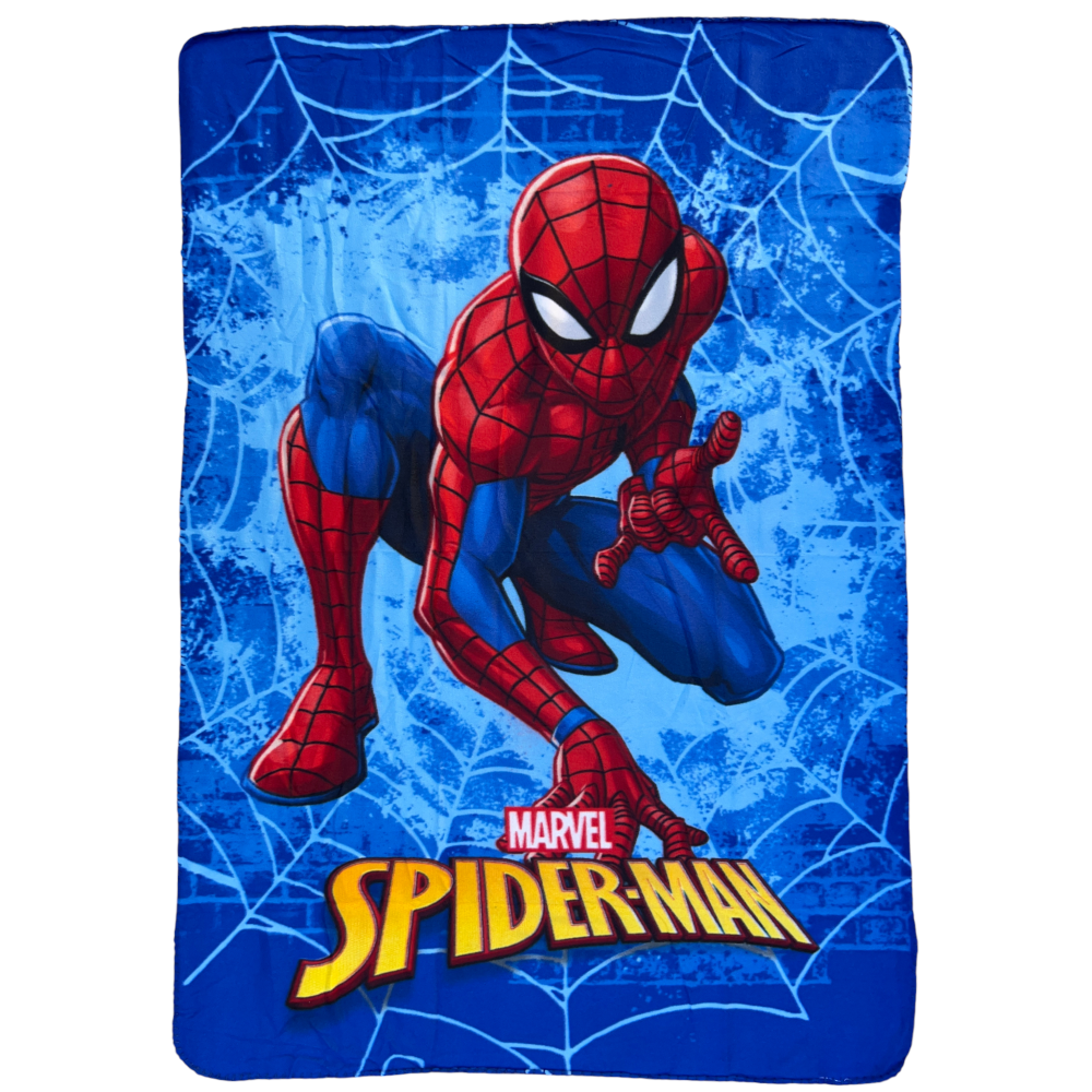 Plaid Spiderman MARVEL Coperta in 100% Poliestere 220 Gsm 100 X 140 CM per Bambini - Je12338cg