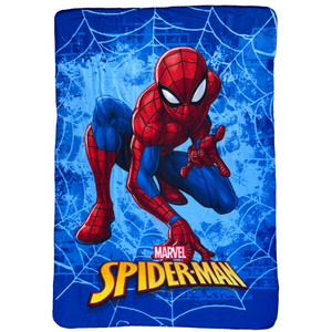 Plaid Spiderman MARVEL Coperta in 100% Poliestere 220 Gsm 100 X 140 CM per Bambini - Je12338cg