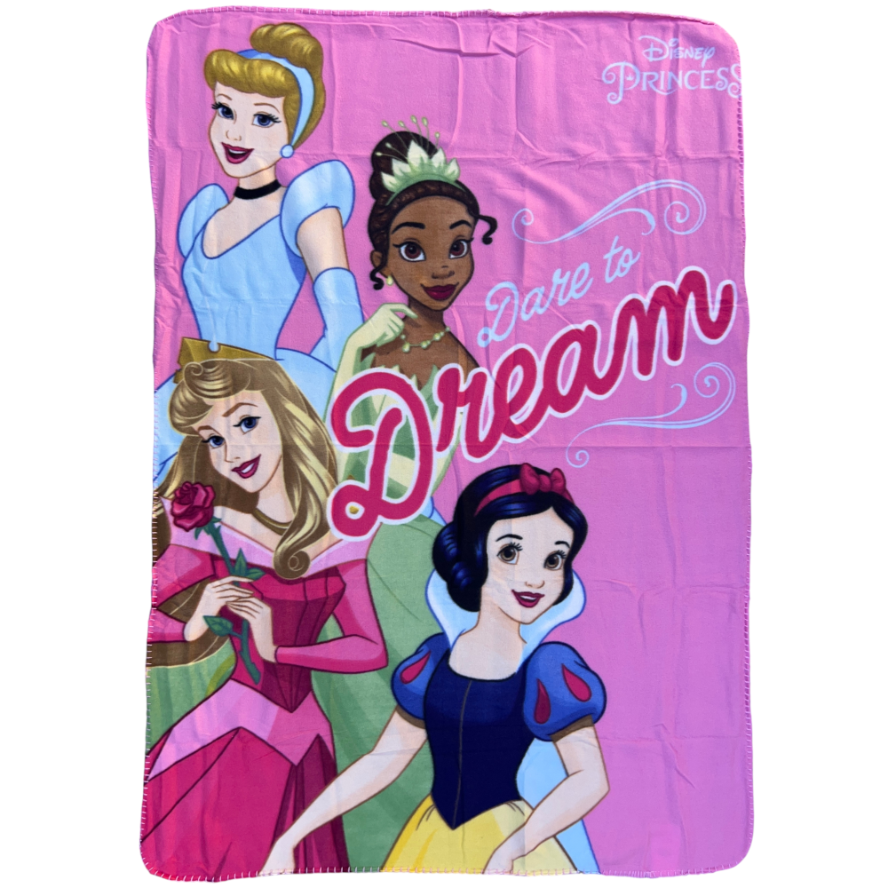 Plaid Principesse DISNEY Coperta in 100% Poliestere 220 Gsm 100 X 140 CM per Bambini - Je12342cg