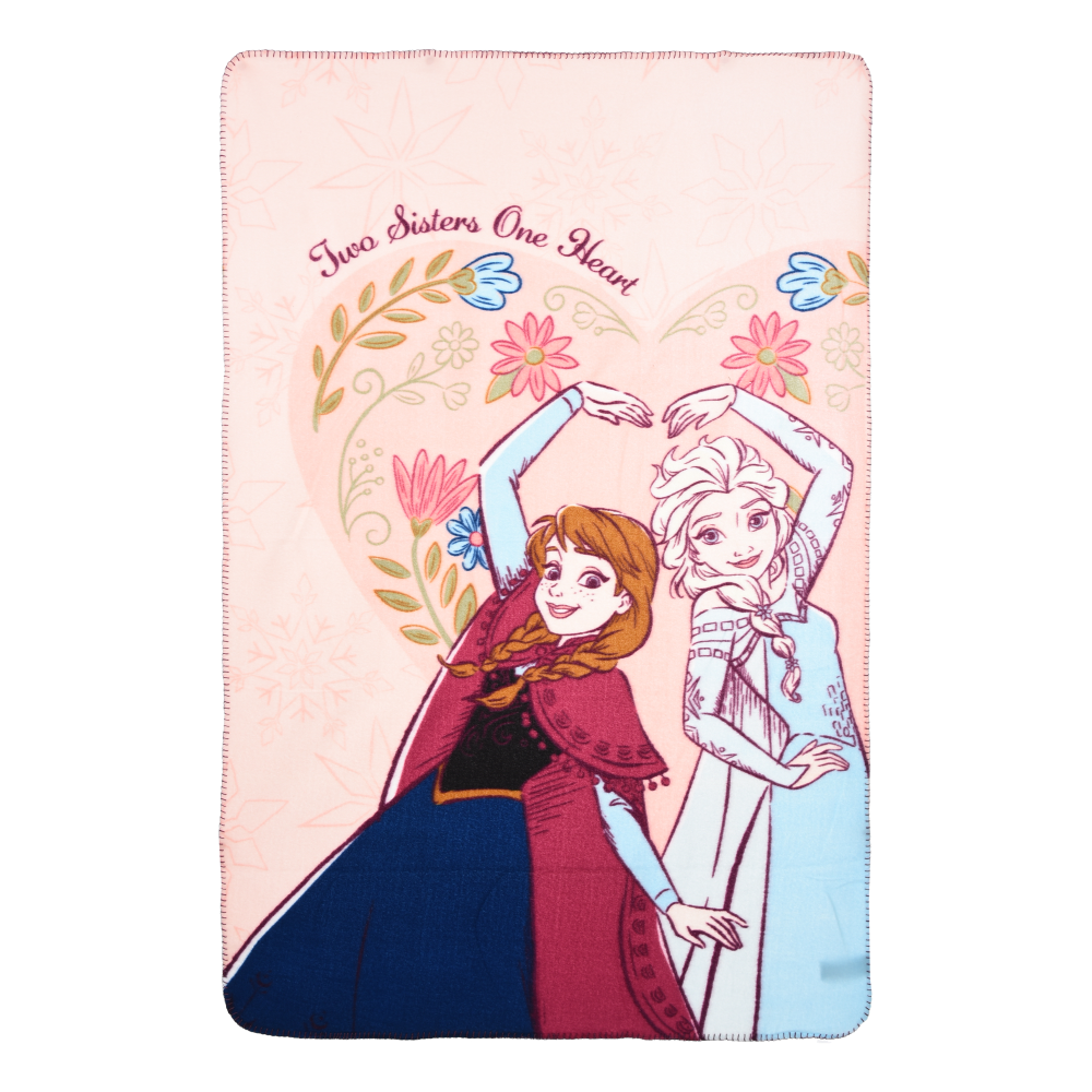 Plaid Frozen DISNEY Coperta in 100% Poliestere 220 Gsm 100 X 150 CM per Bambini - Hy46013