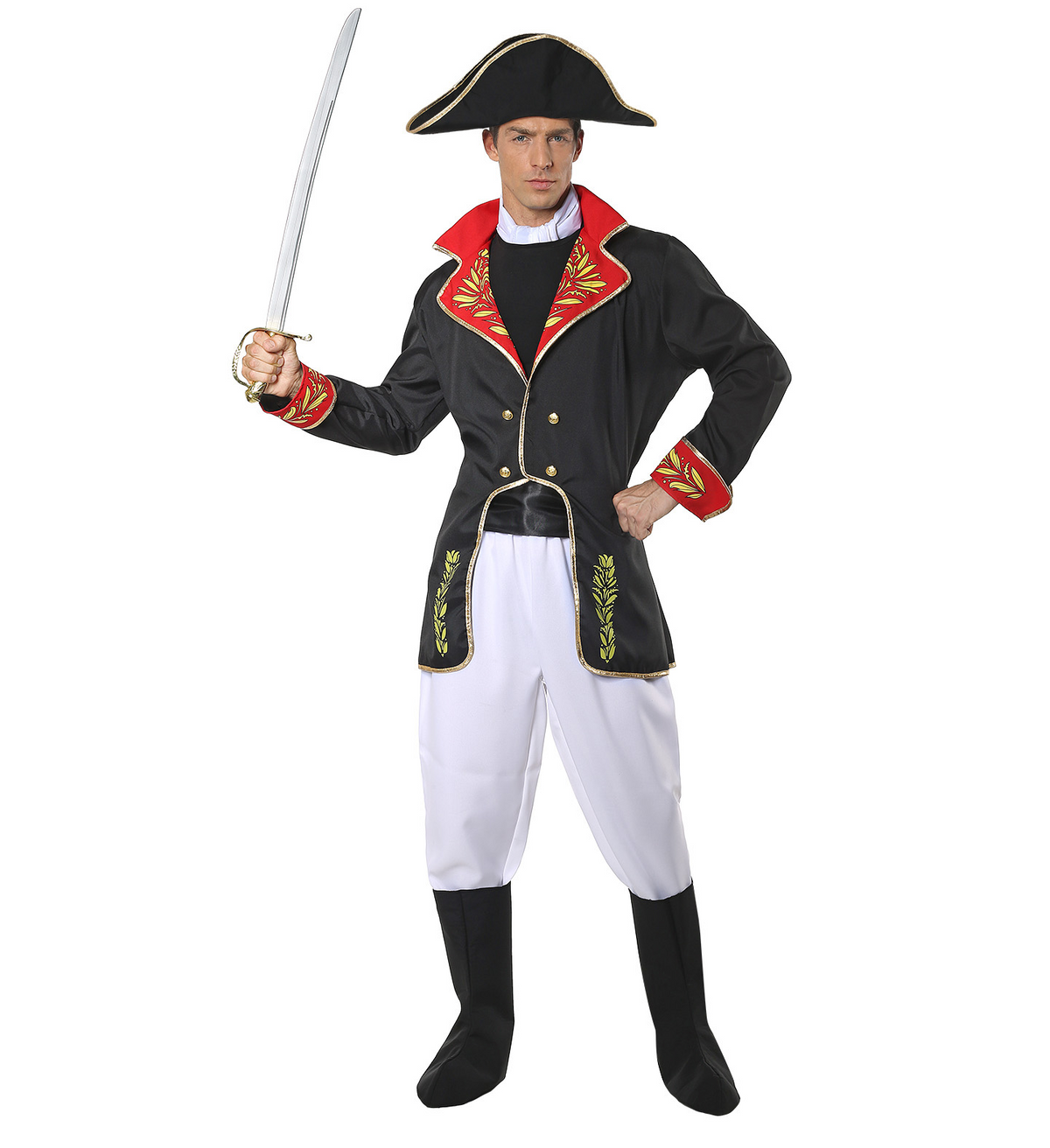 Costume Vestito Abito Travestimento Carnevale Halloween Cosplay Adulto Napoleone - 0291