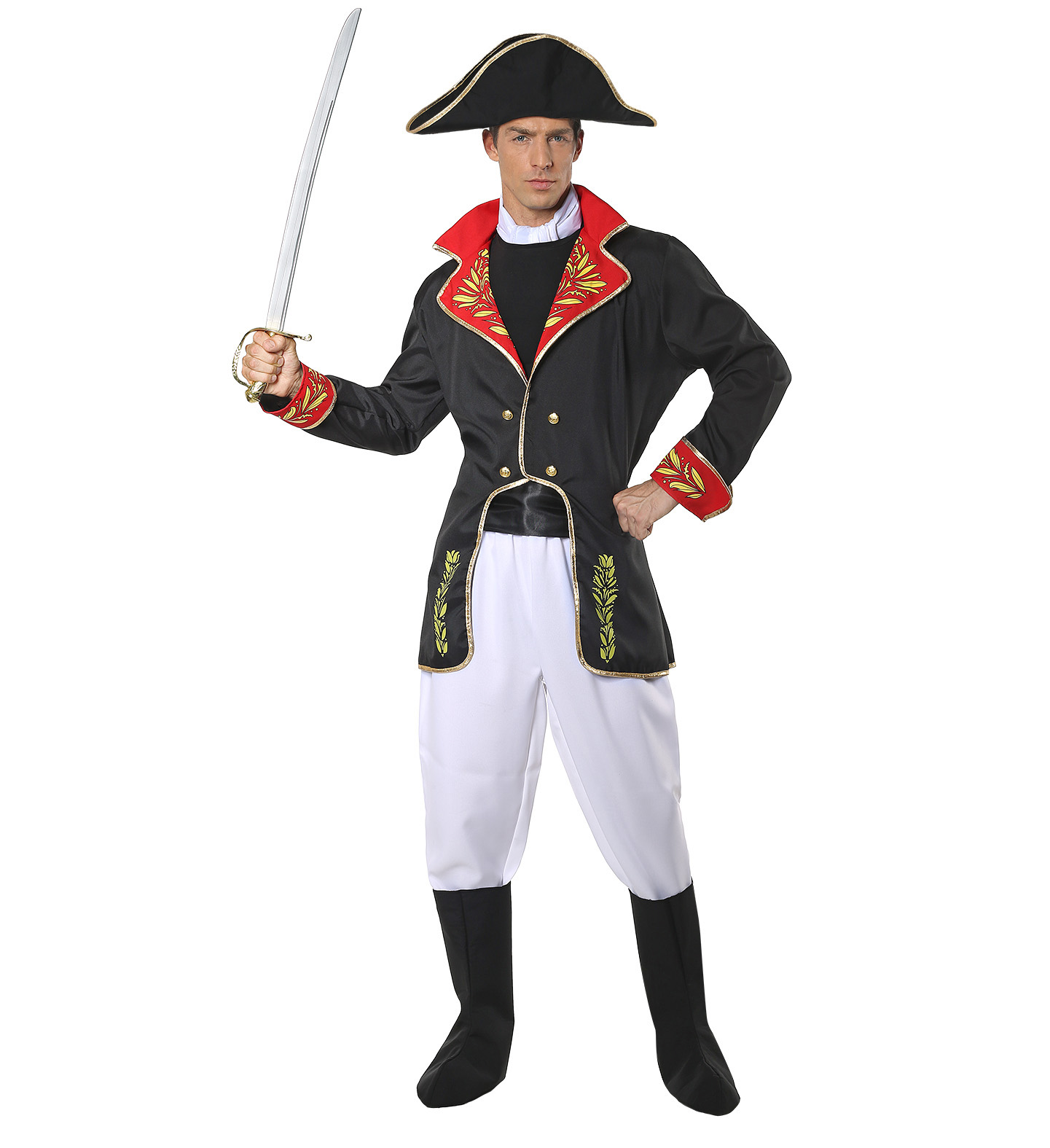 Costume Vestito Abito Travestimento Carnevale Halloween Cosplay Adulto Napoleone - 0291