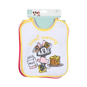Bavette Minnie DISNEY Set 6 Bavaglini 27 X 22,5 CM in Spugna per Bambini - Hy00177