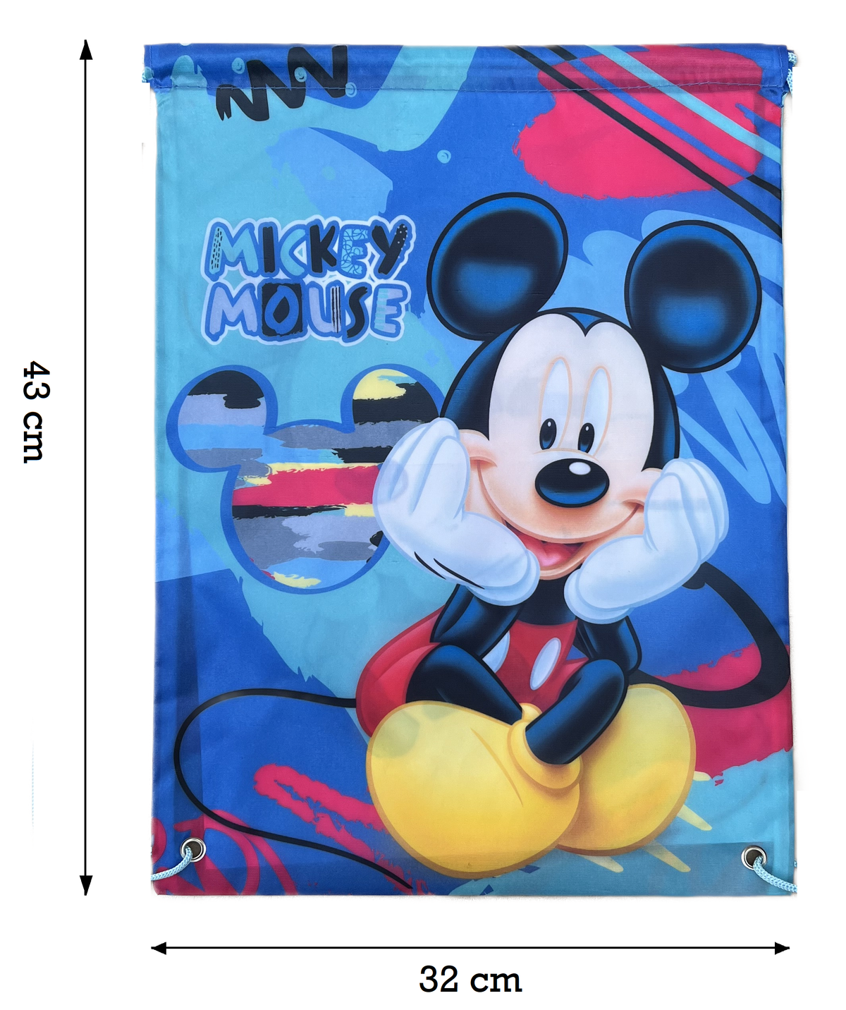Sacca Topolino Mickey Mouse Borsa DISNEY Cm. 43x32,5 - 57803