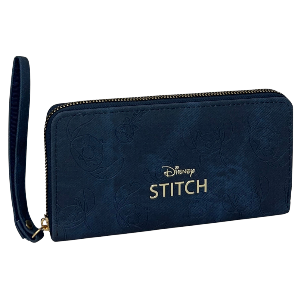 Portafogli Rettangolare Stitch DISNEY Porta Carte Monete Banconote 19 CM - 5967
