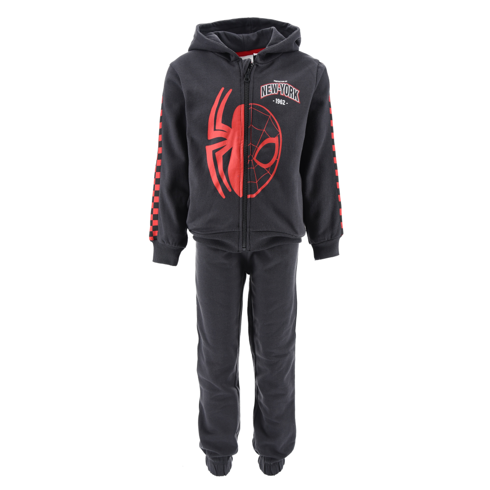Tuta Spiderman MARVEL Completo 2 Pezzi per Bambini 3/8 Anni - Hy10024.dgrey