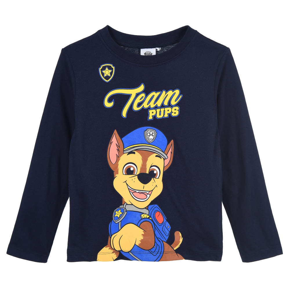 T-Shirt M.l. Paw Patrol Maglia per Bambini 3/6 Anni - Hy10053.navy