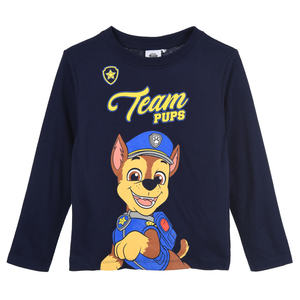 T-Shirt M.l. Paw Patrol Maglia per Bambini 3/6 Anni - Hy10053.navy