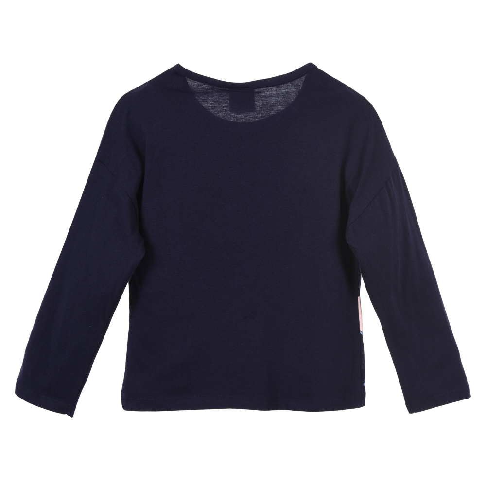 T-Shirt M.l. Stitch DISNEY Maglia per Bambini 3/8 Anni - Hy10151.navy