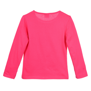 T-Shirt M.l. Stitch DISNEY Maglia per Bambini 3/8 Anni - Hy10153.fushia