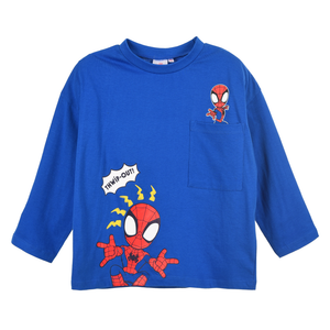 T-Shirt M.l. Spidey MARVEL Maglia per Bambini 3/8 Anni - Hy10324blu