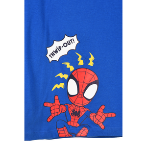 T-Shirt M.l. Spidey MARVEL Maglia per Bambini 3/8 Anni - Hy10324blu