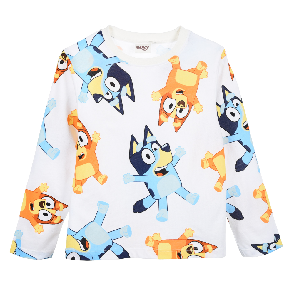 T-Shirt M.l. Bluey Maglia per Bambini 3/8 Anni - Hy10352.rec