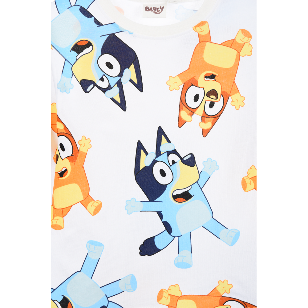T-Shirt M.l. Bluey Maglia per Bambini 3/8 Anni - Hy10352.rec