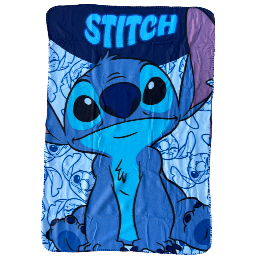 Plaid Stitch DISNEY Coperta in 100% Poliestere 220 Gsm 100 X 140 CM per Bambini - Lil36-5570
