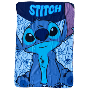Plaid Stitch DISNEY Coperta in 100% Poliestere 220 Gsm 100 X 140 CM per Bambini - Lil36-5570