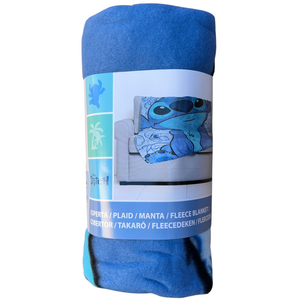 Plaid Stitch DISNEY Coperta in 100% Poliestere 220 Gsm 100 X 140 CM per Bambini - Lil36-5570