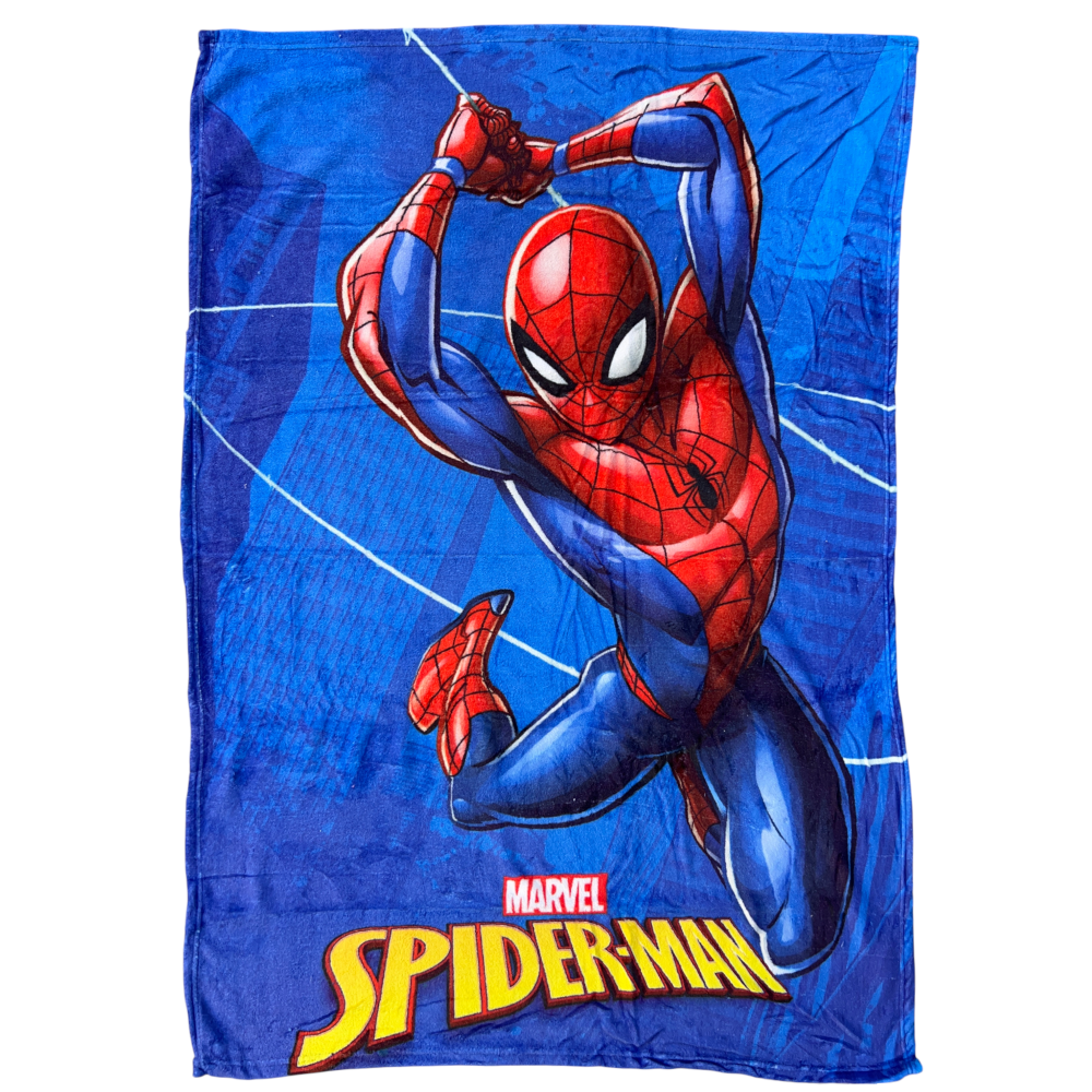 Plaid in Coral Spiderman MARVEL Coperta in 100% Poliestere 100 X 140 CM per Bambini - Je13563ad