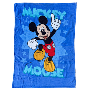 Plaid in Coral Topolino DISNEY Coperta in 100% Poliestere 100 X 140 CM per Bambini - Je13561ad