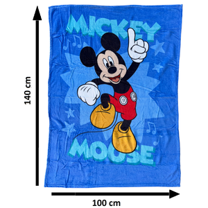 Plaid in Coral Topolino DISNEY Coperta in 100% Poliestere 100 X 140 CM per Bambini - Je13561ad