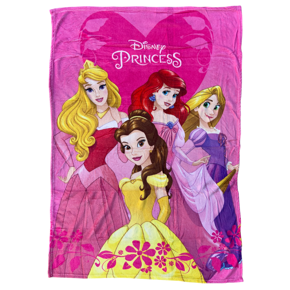Plaid in Coral Principesse DISNEY Coperta in 100% Poliestere 100 X 140 CM per Bambini - Je13562ad