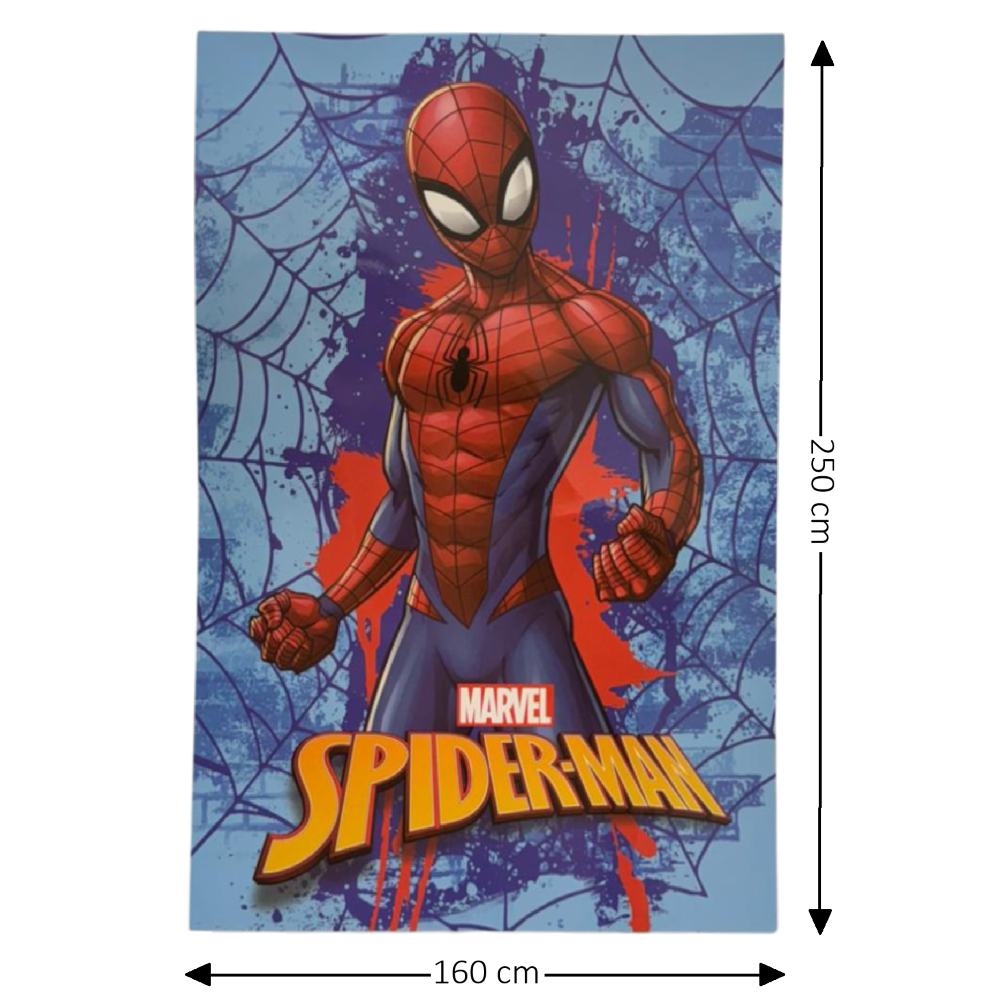 Trapunta Spiderman MARVEL Piumone Invernale 350 Gsm Letto Singolo 160x250 CM - Je12132gtb