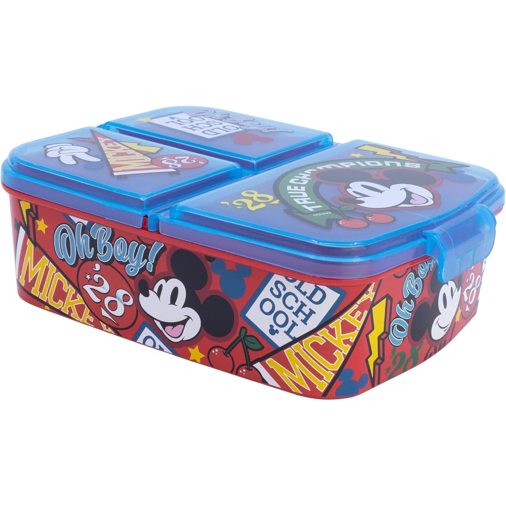 Portamerenda Multiscomparto Topolino DISNEY Porta Pranzo Scuola Tempo Libero - St81120