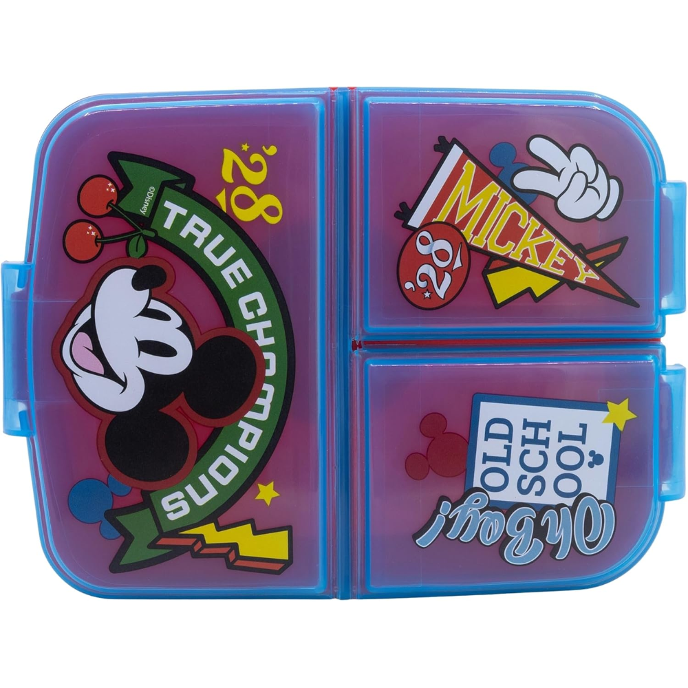 Portamerenda Multiscomparto Topolino DISNEY Porta Pranzo Scuola Tempo Libero - St81120
