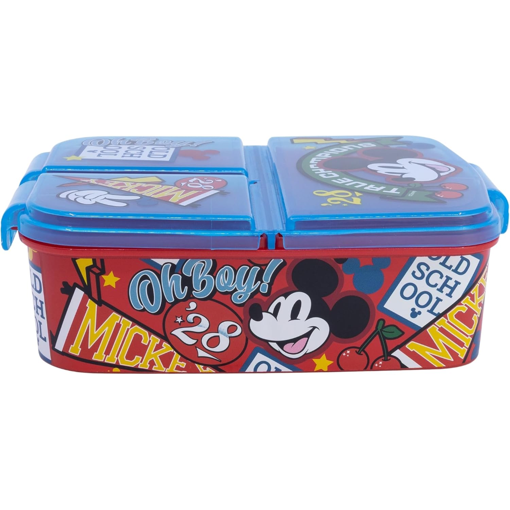 Portamerenda Multiscomparto Topolino DISNEY Porta Pranzo Scuola Tempo Libero - St81120