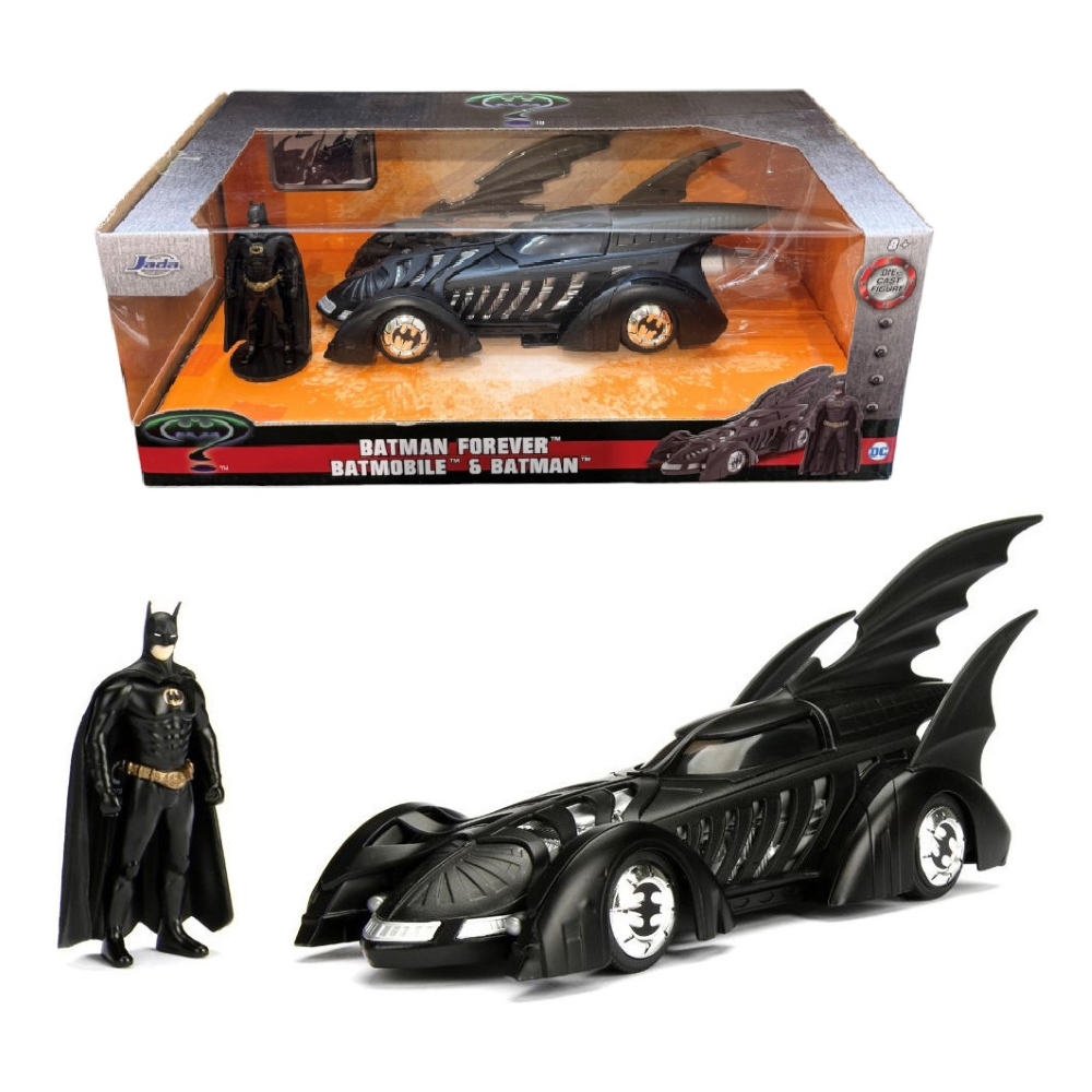 Modellino Batmobile 1995 Scala 1:24 con Figura in Metallo Batman da Collezione - 253215003