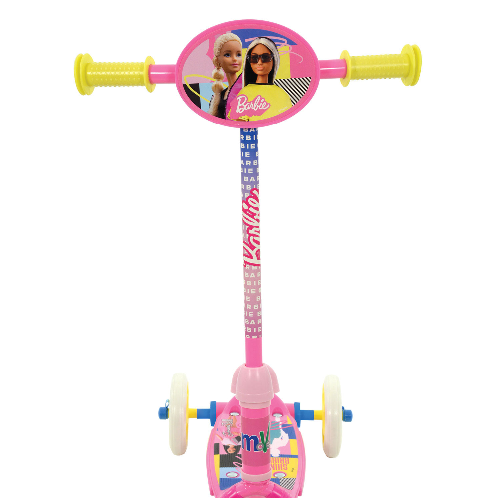 Monopattino 3 Ruote Barbie Mattel Altezza Regolabile per Bambini Dai 3 Anni in su - 42690