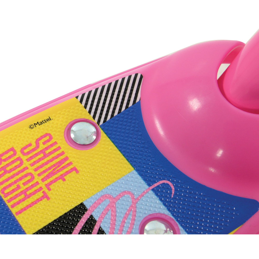 Monopattino 3 Ruote Barbie Mattel Altezza Regolabile per Bambini Dai 3 Anni in su - 42690