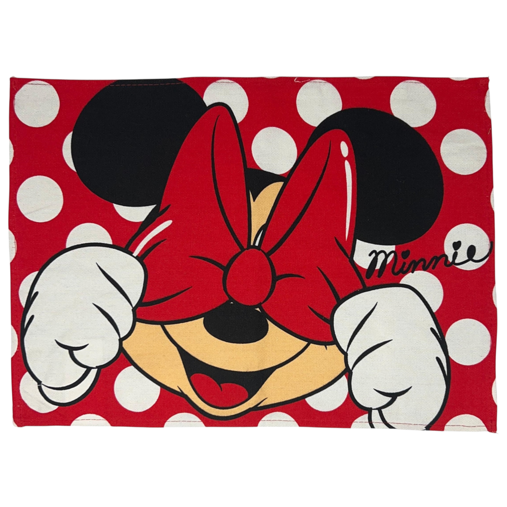 Tovaglietta Minnie DISNEY Misto Cotone Lavabile da Colazione Pranzo CM 45 X 32 - D06601mc