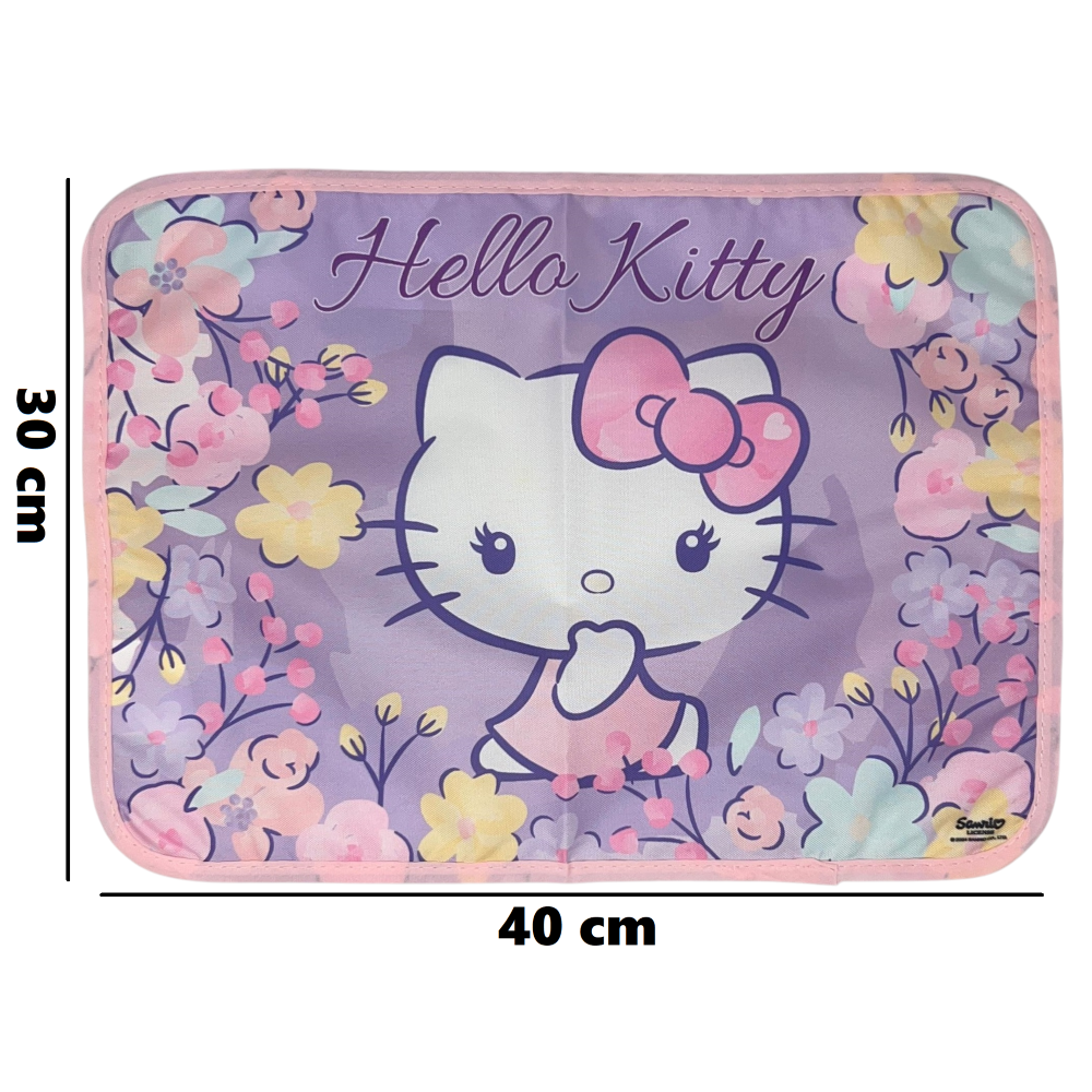 Tovaglietta Hello Kitty Colazione Scuola in Poliestere Impermeabile Cm. 40x30 - Tv21hk