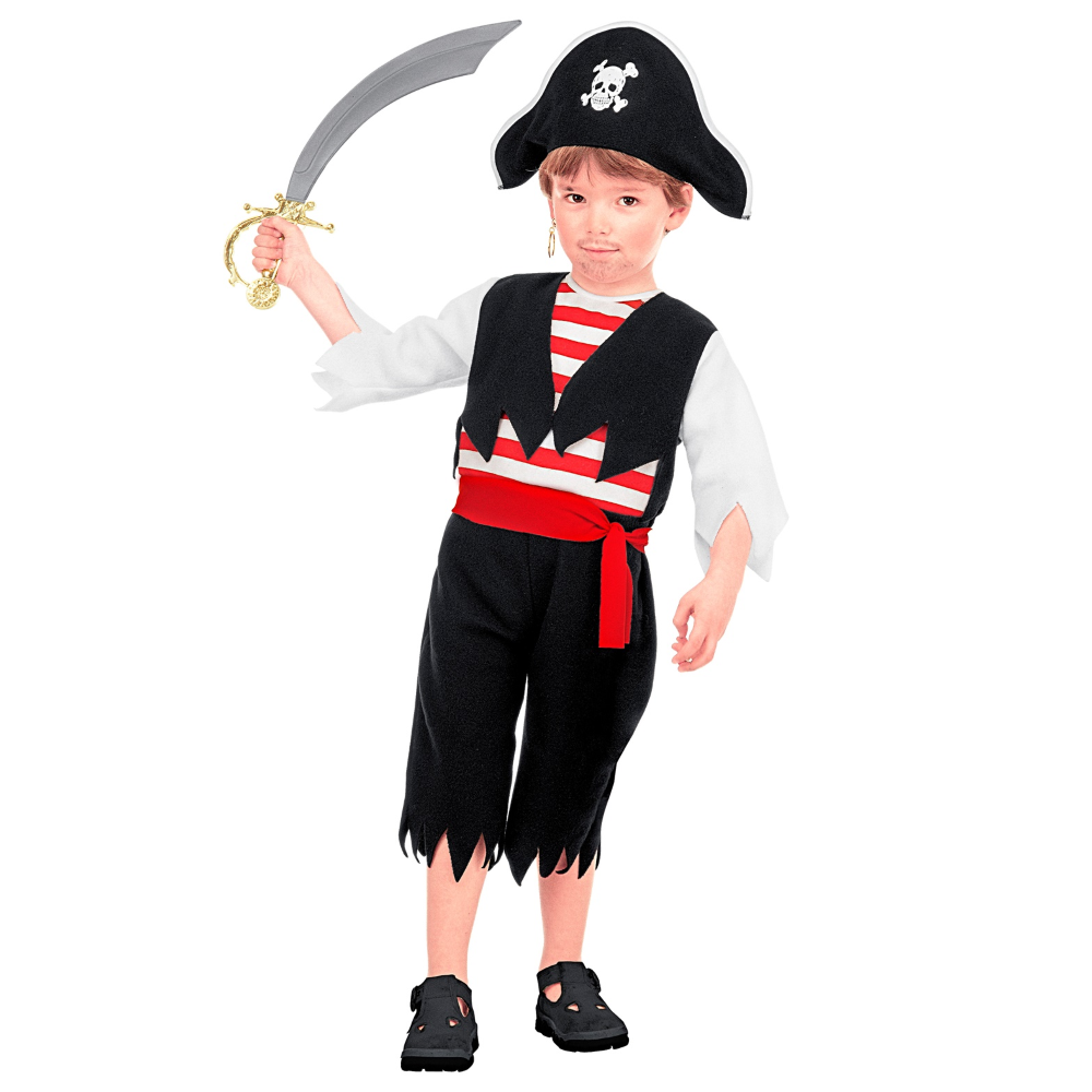 Costume Pirata Travestimento Carnevale per Bambini Cosplay Feste in Maschera - 3663