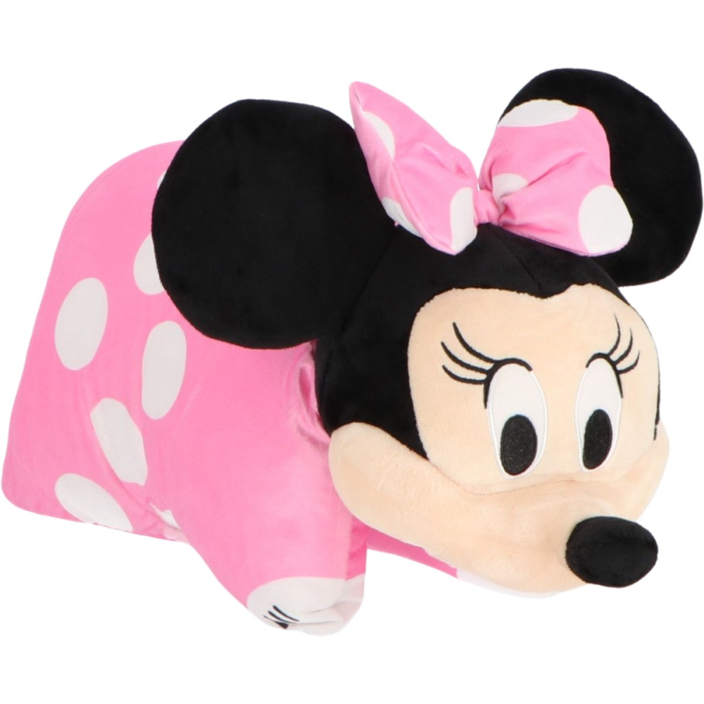 Cuscino Peluche Minnie Mouse DISNEY 45x28 CM Morbido Trasformabile 3d Decoro Cameretta - Min36-5488