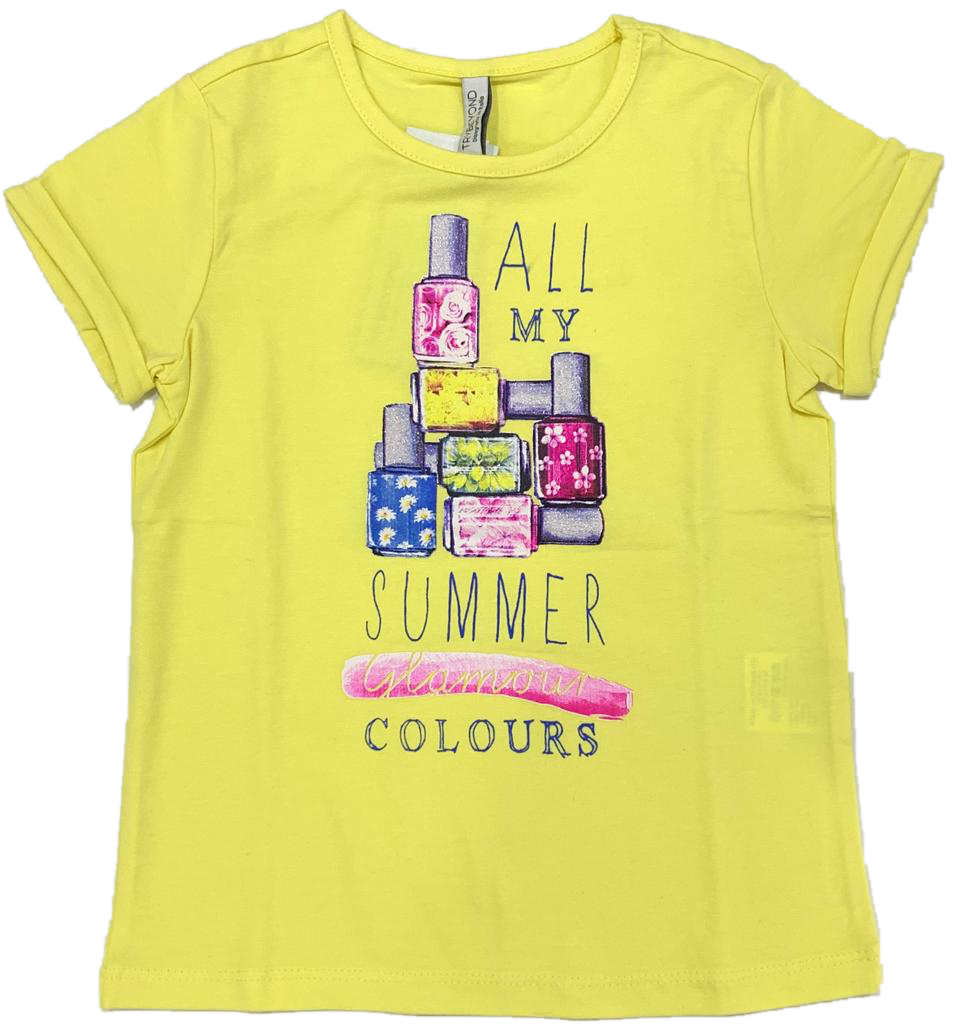 T-Shirt Maglietta Bambina Birba Taglie 2/8 Anni - 64483.00.35a/p
